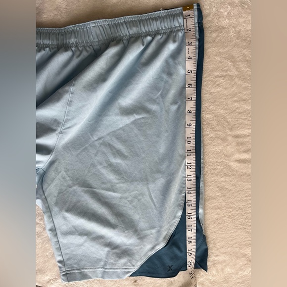 Men's Light Blue and Dark Blue Shorts - Picture 7 of 7